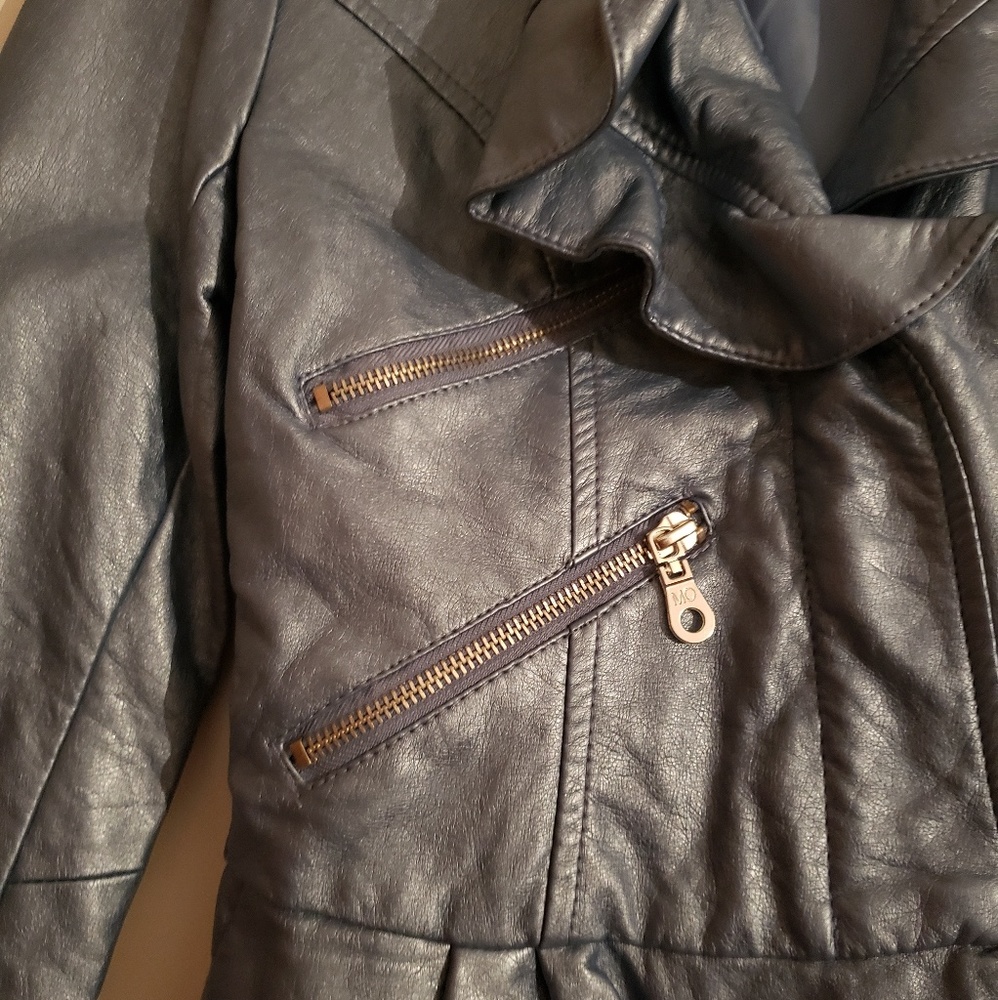 Motorcycle crop jacket - Picture 2 of 4